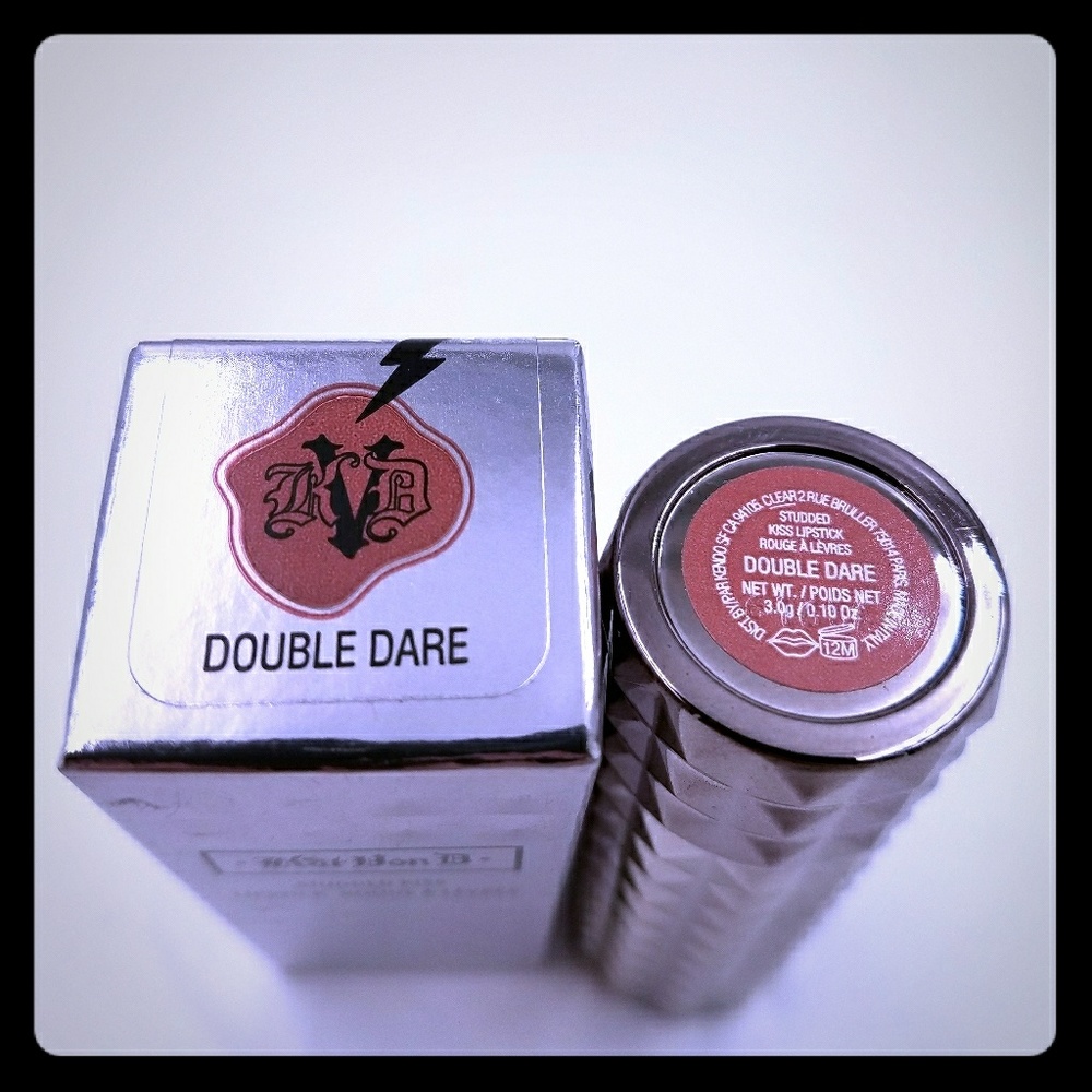NIB Kat Von D Studded Kiss lipstick in Double Dare